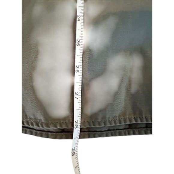 EVERLANE Shirt Green Long Sleeve Cotton Half Zip Collared Shirt Men’s LARGE - Picture 8 of 8